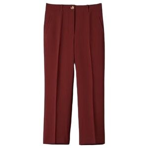 Little Moon cropped straight leg high waist dress pants Sz 6 excellent condition